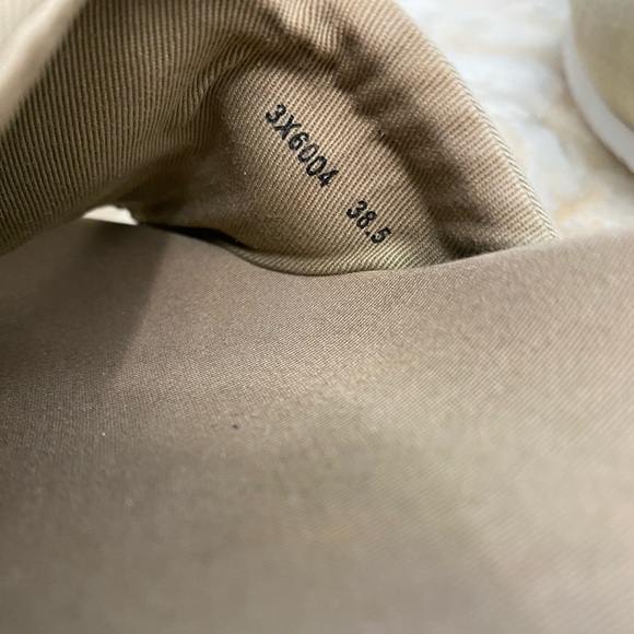 Prada Taupe Nylon Slides Size 38.5 - Picture 5 of 5